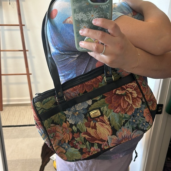 NWOT vintage floral tapestry bag - Picture 8 of 8